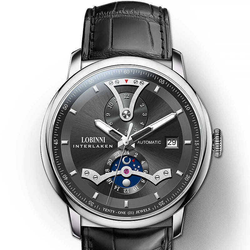 LOBINNI 18018 Automatic Dress Watch