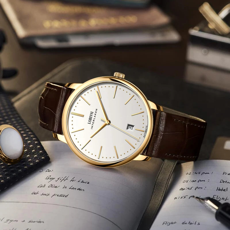 LOBINNI 12028 Automatic Dress Watch