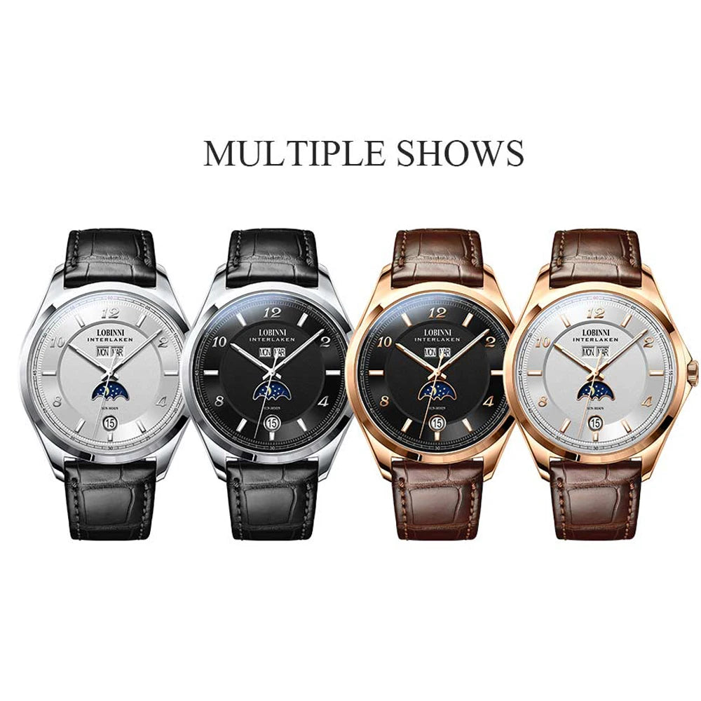 LOBINNI 18016 Automatic Dress Watch