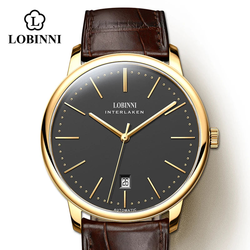 LOBINNI 12028 Automatic Dress Watch