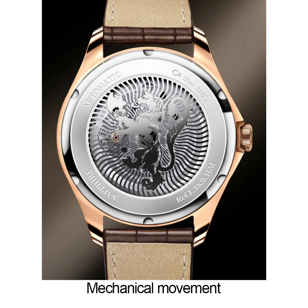 LOBINNI 18016 Automatic Dress Watch