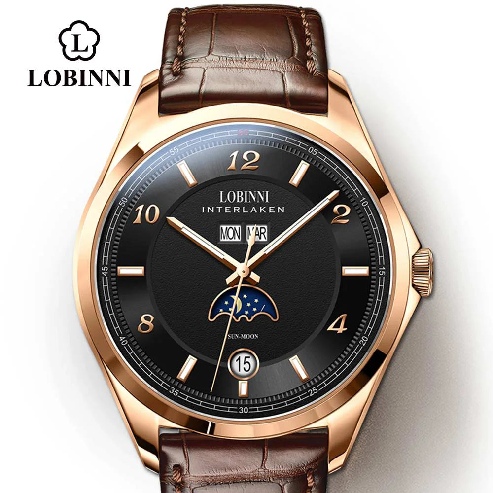 LOBINNI 18016 Automatic Dress Watch