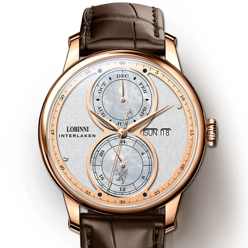 LOBINNI 18015 Automatic Dress Watch