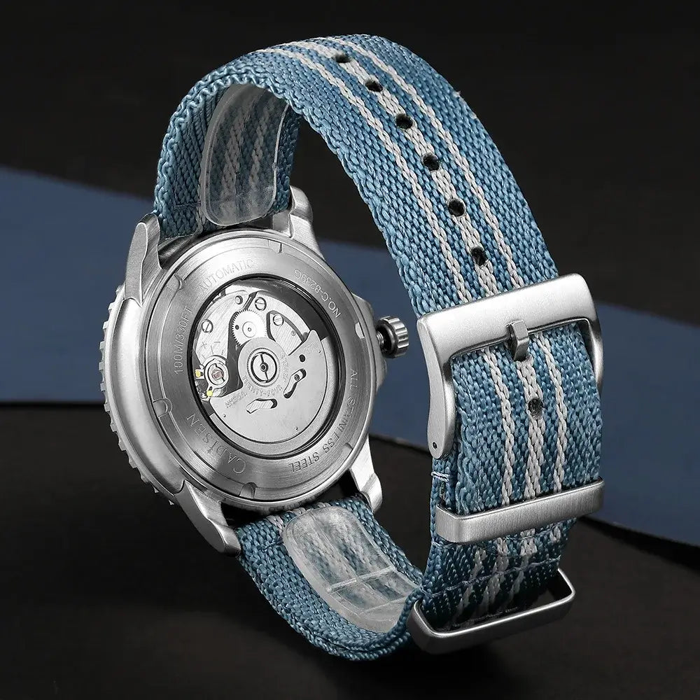 The CADISEN C8239M dive watch back