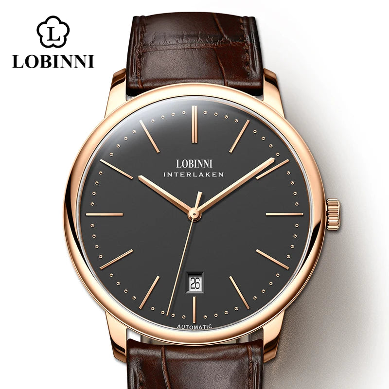 LOBINNI 12028 Automatic Dress Watch