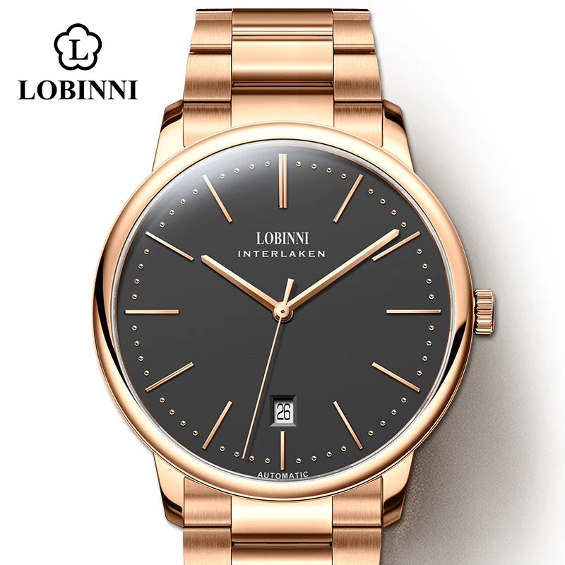 LOBINNI 12028 Automatic Dress Watch