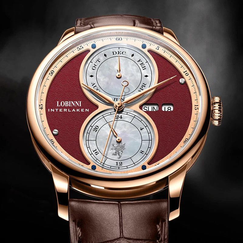 LOBINNI 18015 Automatic Dress Watch