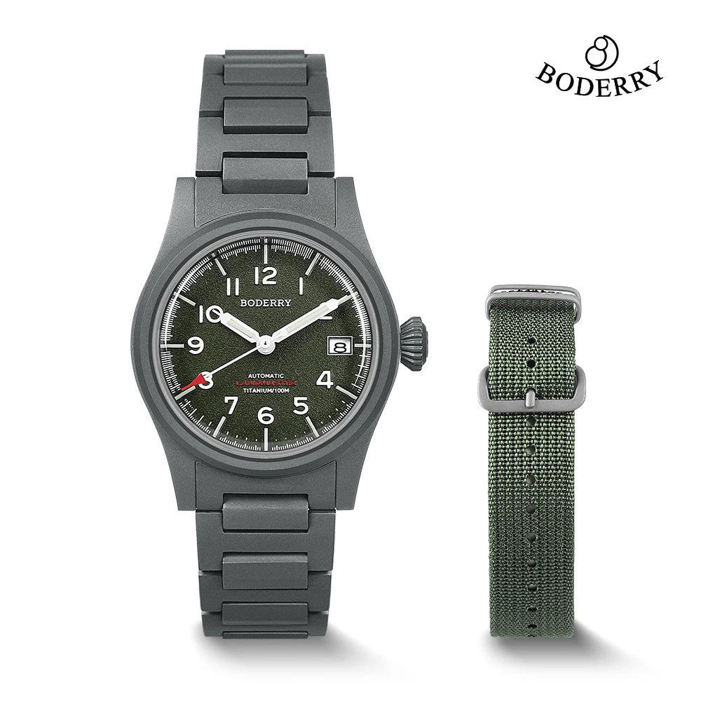 BODERRY A14T LANDMASTER Automatic Field Watch