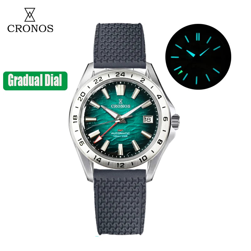 CRONOS L6029 V1 & V2 Automatic GMT Watch