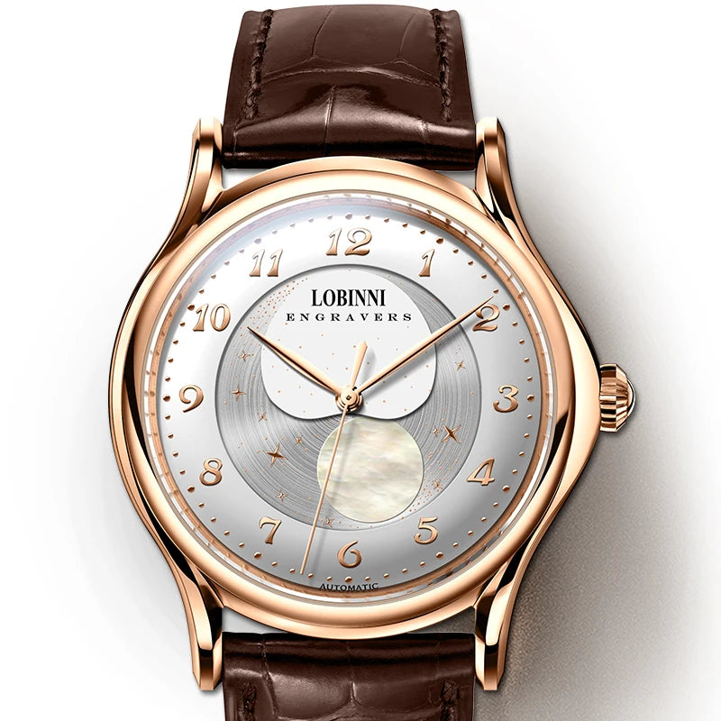 LOBINNI 18010 Automatic Dress Watch
