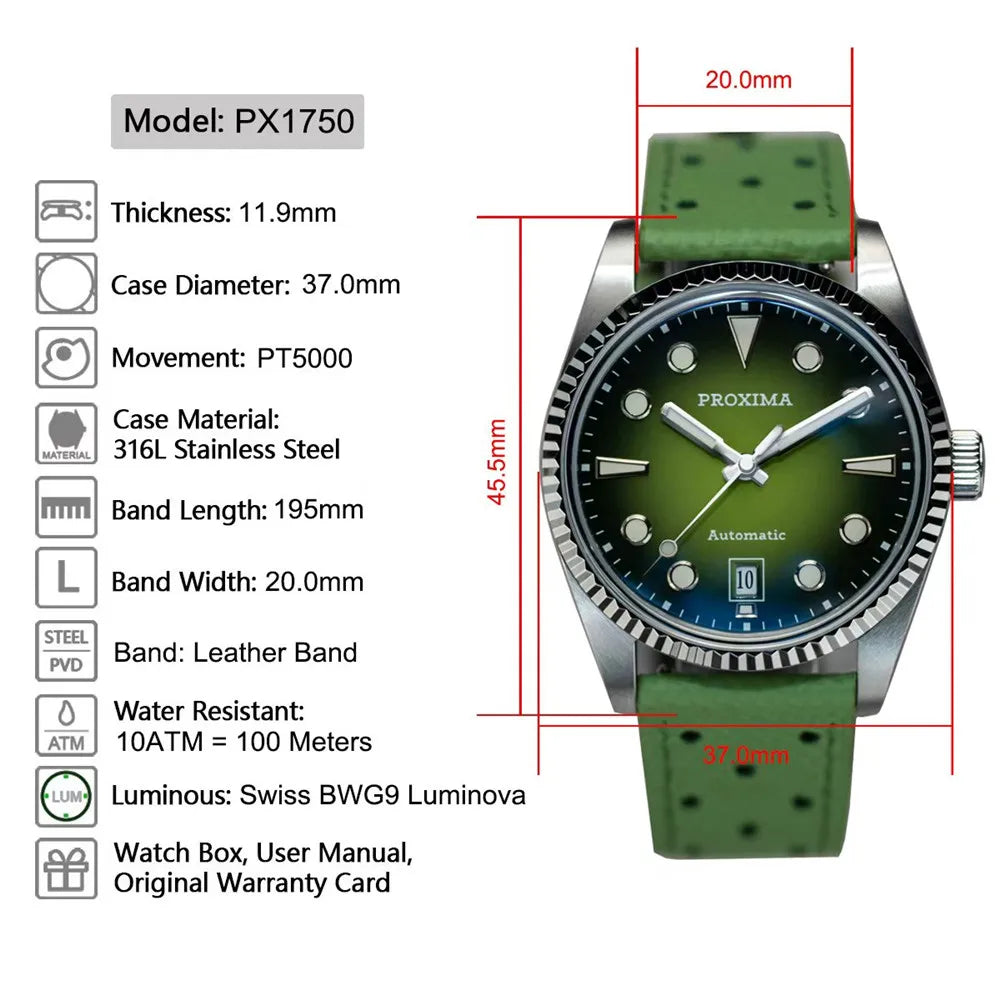 PROXIMA PX1750 Automatic Dress Watch
