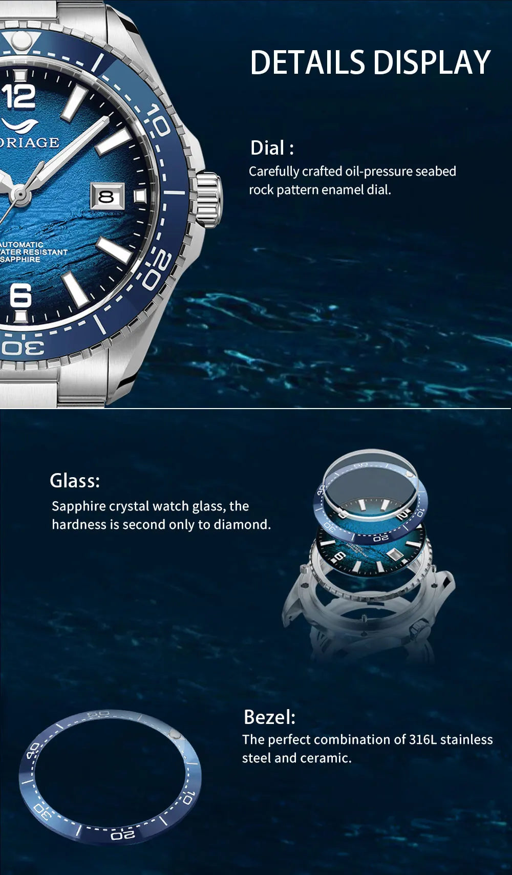 BORIAGE B8007G Automatic Diver