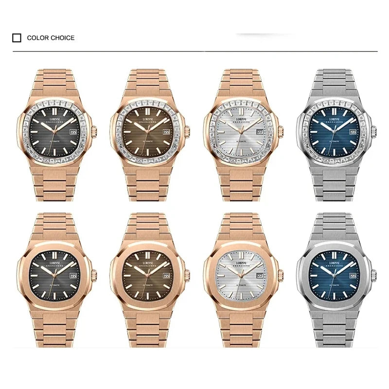 LOBINNI 19069C Automatic Dress Watch