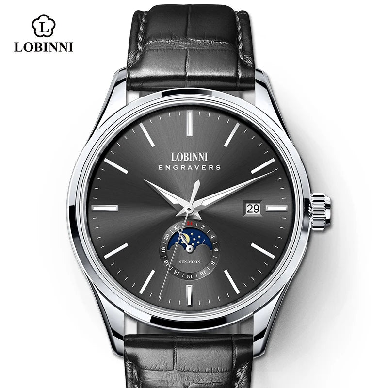 LOBINNI 19001 Automatic Dress Watch