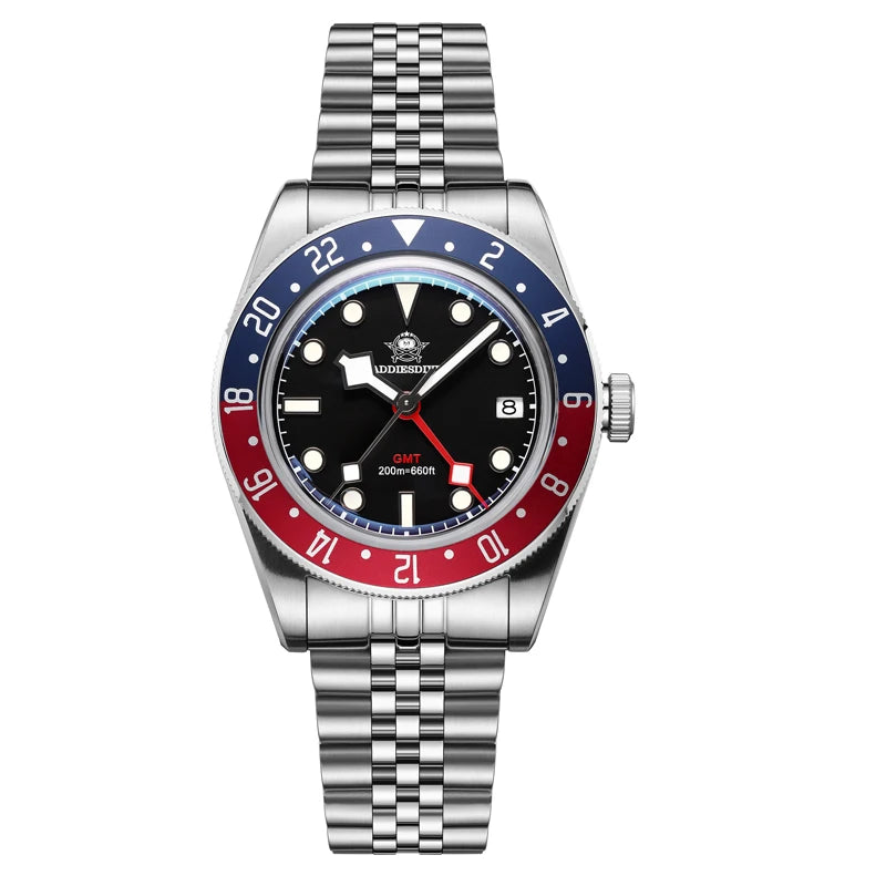 ADDIESDIVE AD2044 Quartz GMT Watch
