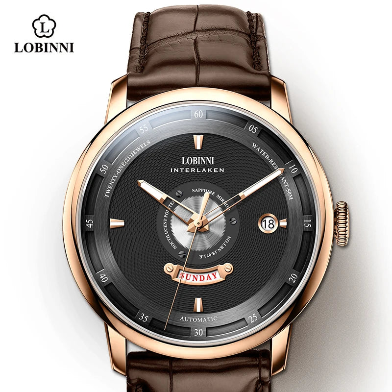 LOBINNI 18071 Automatic Dress Watch