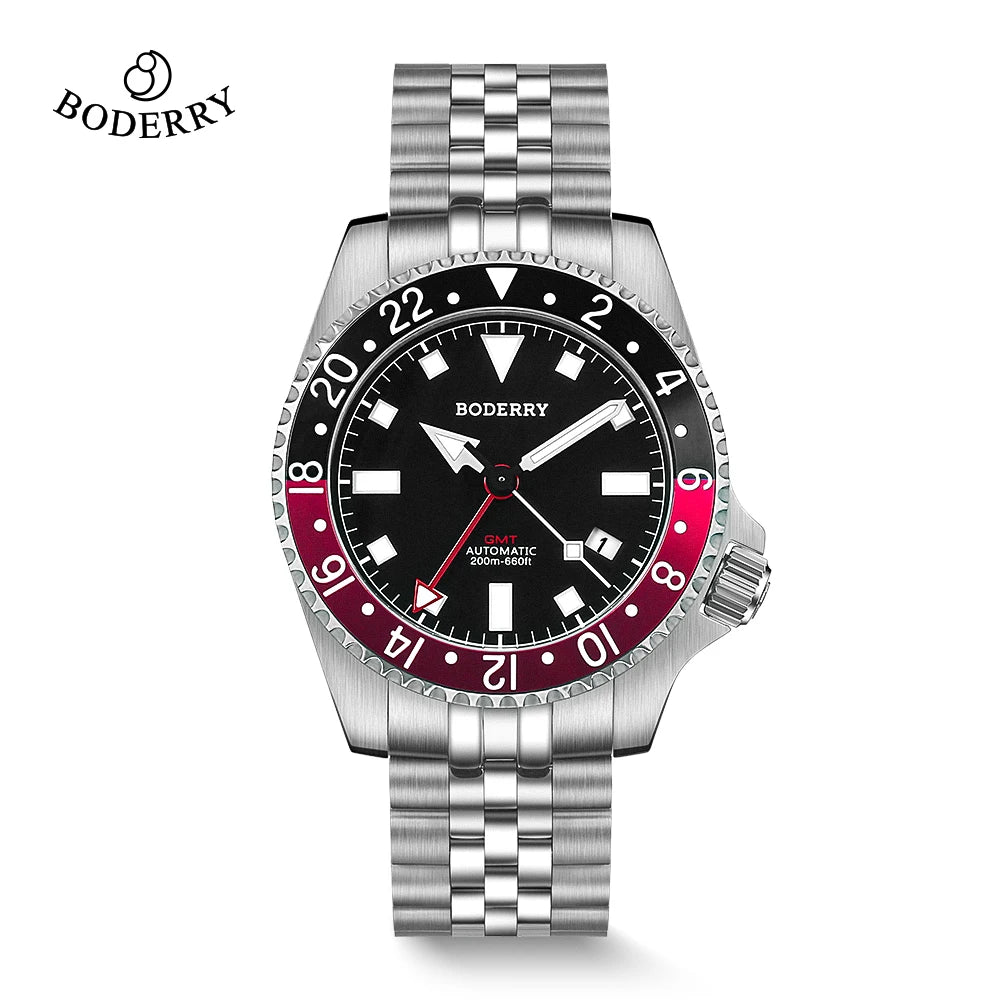 BODERRY A12 ADMIRAL Automatic GMT Diver