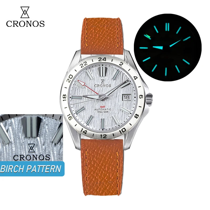 CRONOS L6029 V1 & V2 Automatic GMT Watch