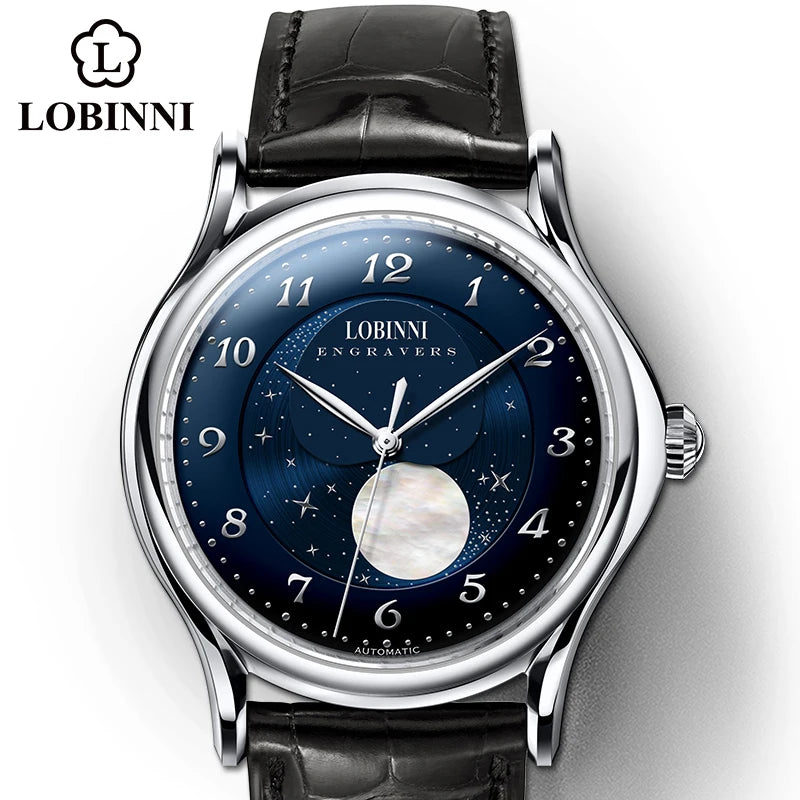 LOBINNI 18010 Automatic Dress Watch