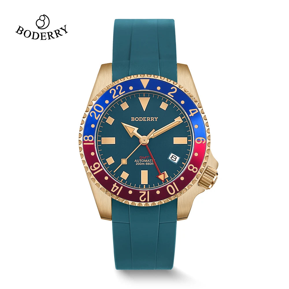 BODERRY A12 ADMIRAL Automatic GMT Diver