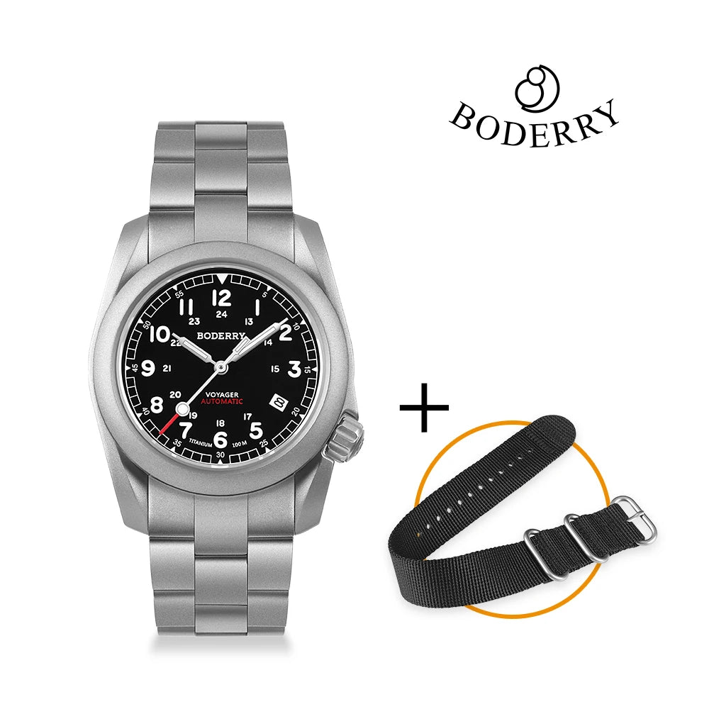 BODERRY A11 VOYAGER Automatic Field Watch