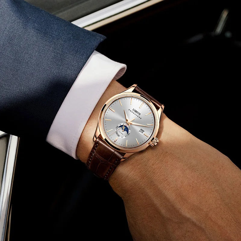 LOBINNI 19001 Automatic Dress Watch