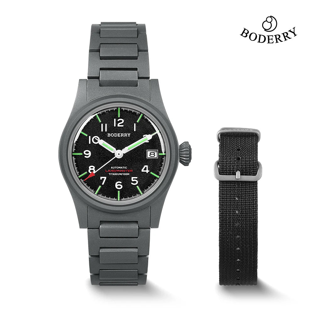 BODERRY A14T LANDMASTER Automatic Field Watch
