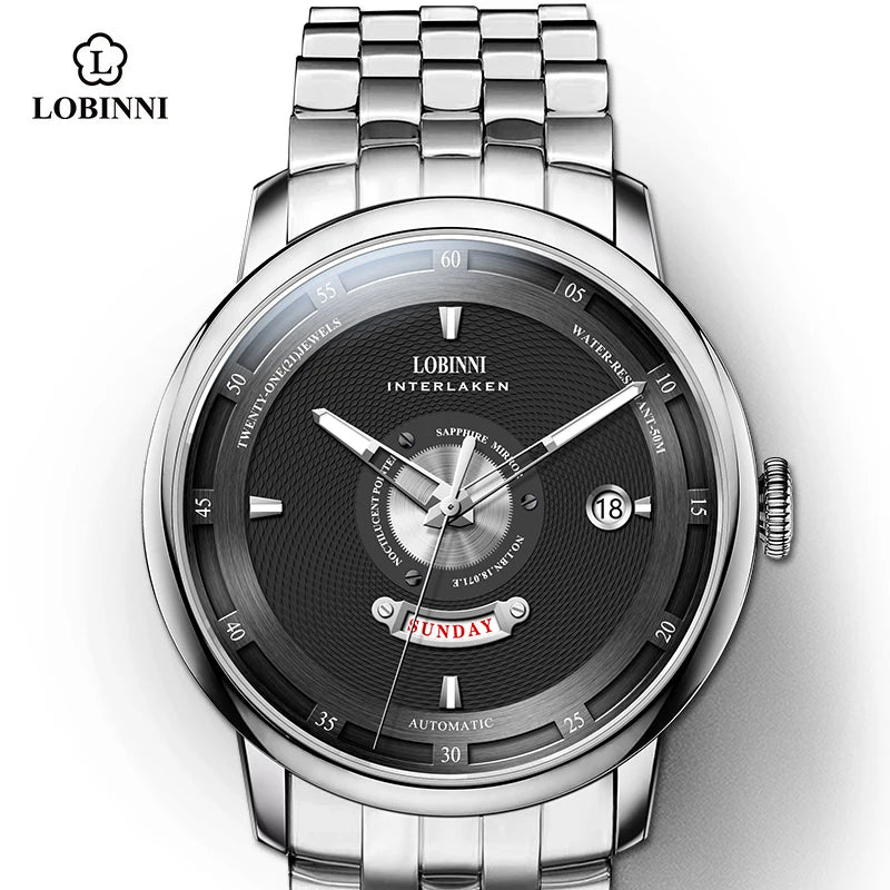 LOBINNI 18071 Automatic Dress Watch