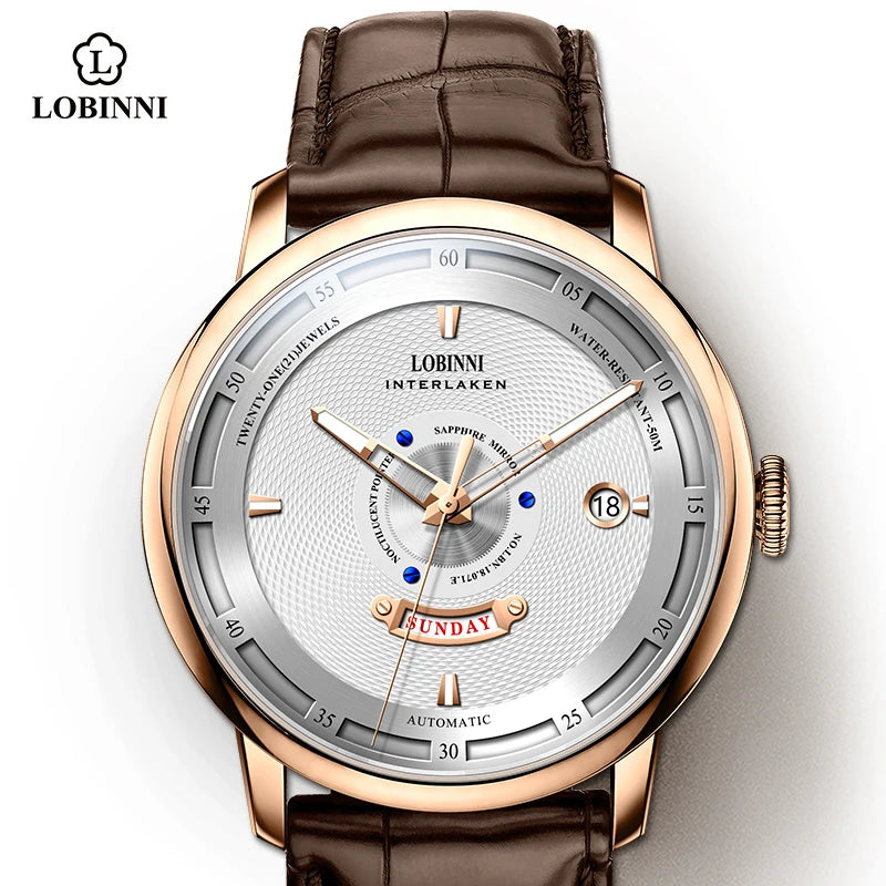 LOBINNI 18071 Automatic Dress Watch