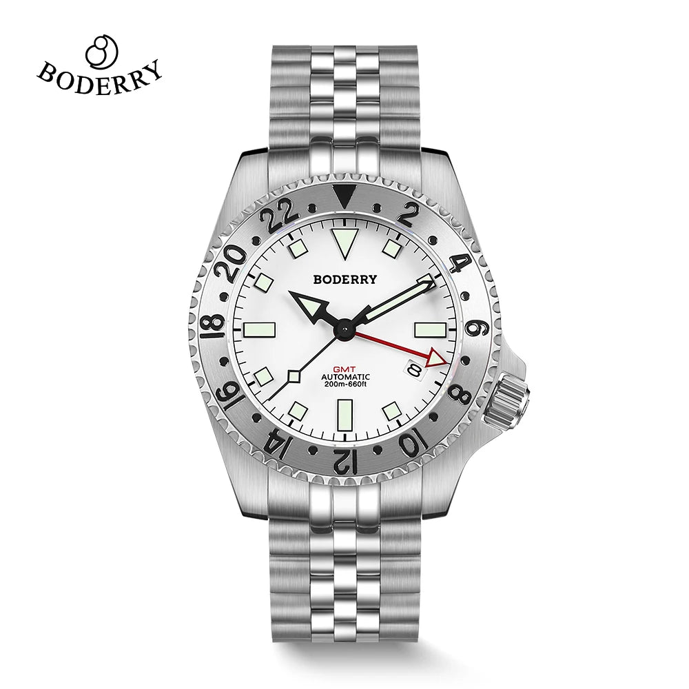BODERRY A12 ADMIRAL Automatic GMT Diver