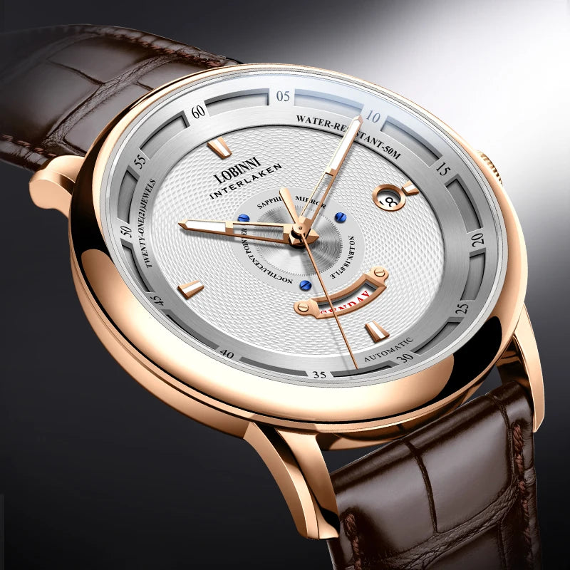 LOBINNI 18071 Automatic Dress Watch
