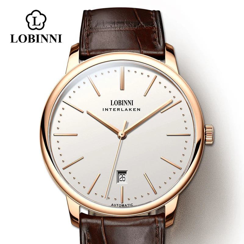LOBINNI 12028 Automatic Dress Watch