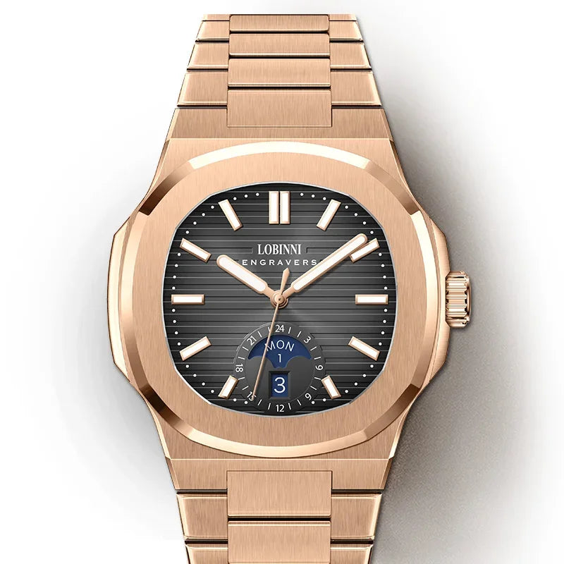 LOBINNI 19069A Automatic Dress Watch