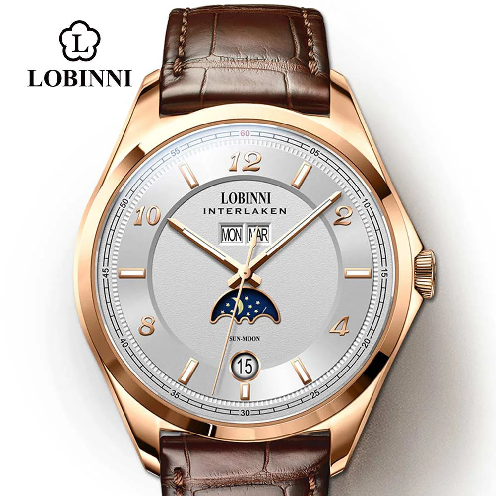 LOBINNI 18016 Automatic Dress Watch