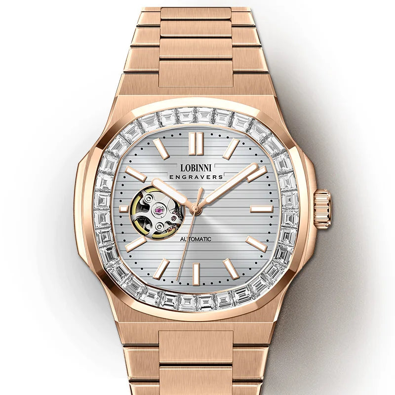 LOBINNI 19069B Automatic Dress Watch