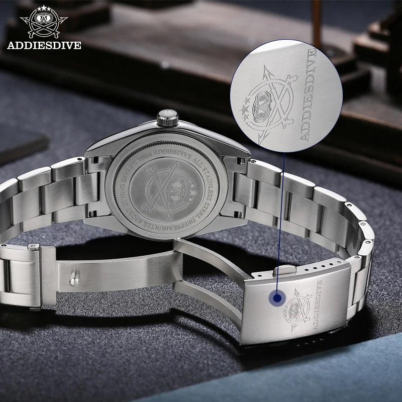 ADDIESDIVE AD2030 Quartz Dress Watch