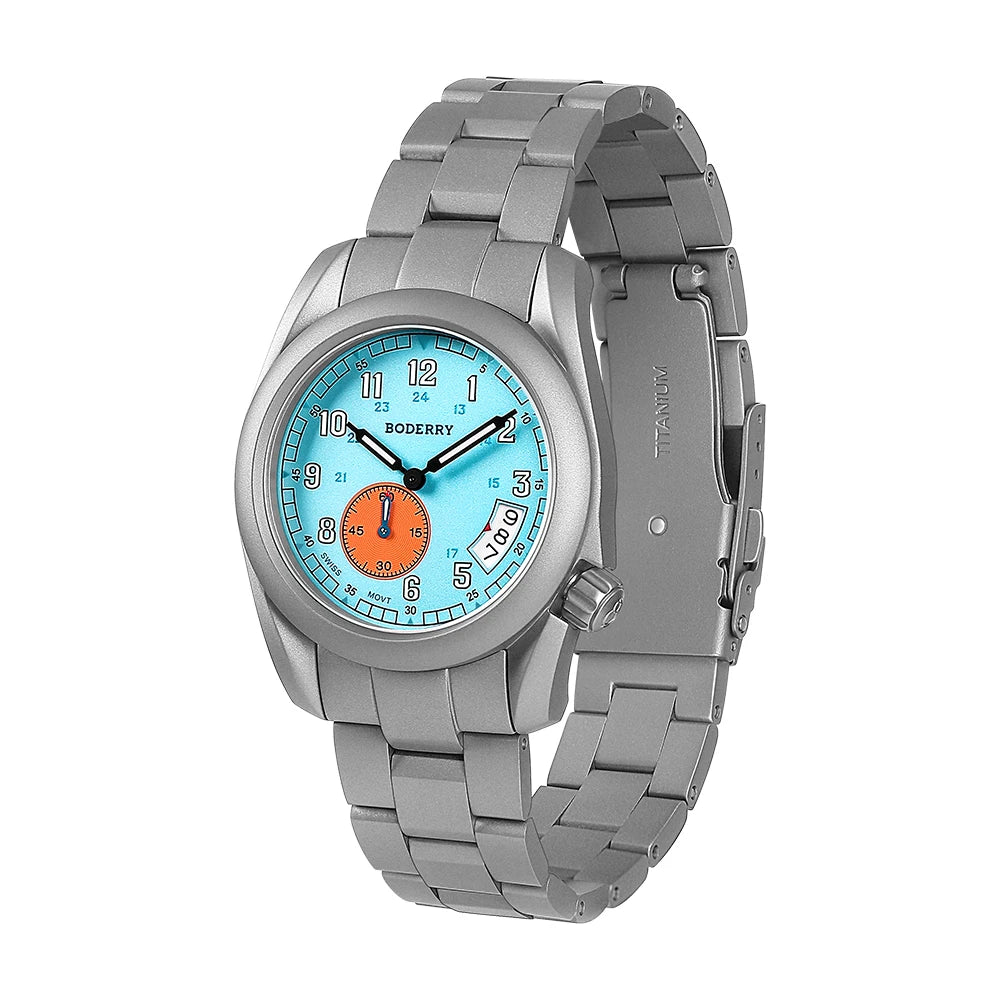 BODERRY Q08 VOYAGER 38 Quartz Field Watch