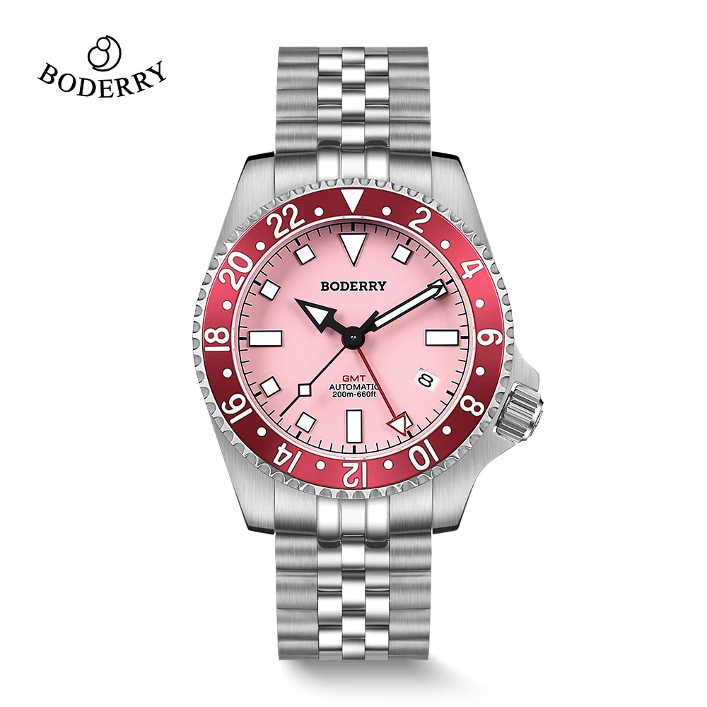 BODERRY A12 ADMIRAL Automatic GMT Diver