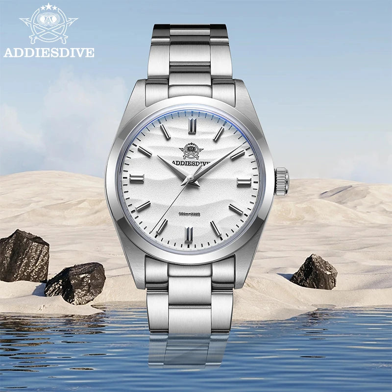 ADDIESDIVE AD2030 Quartz Dress Watch