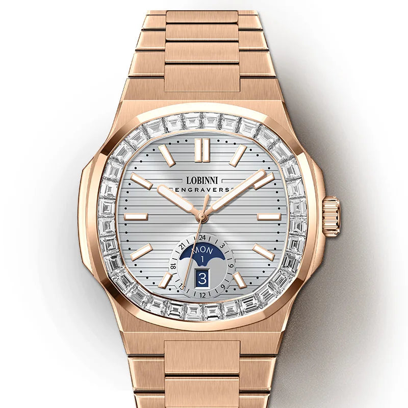 LOBINNI 19069A Automatic Dress Watch