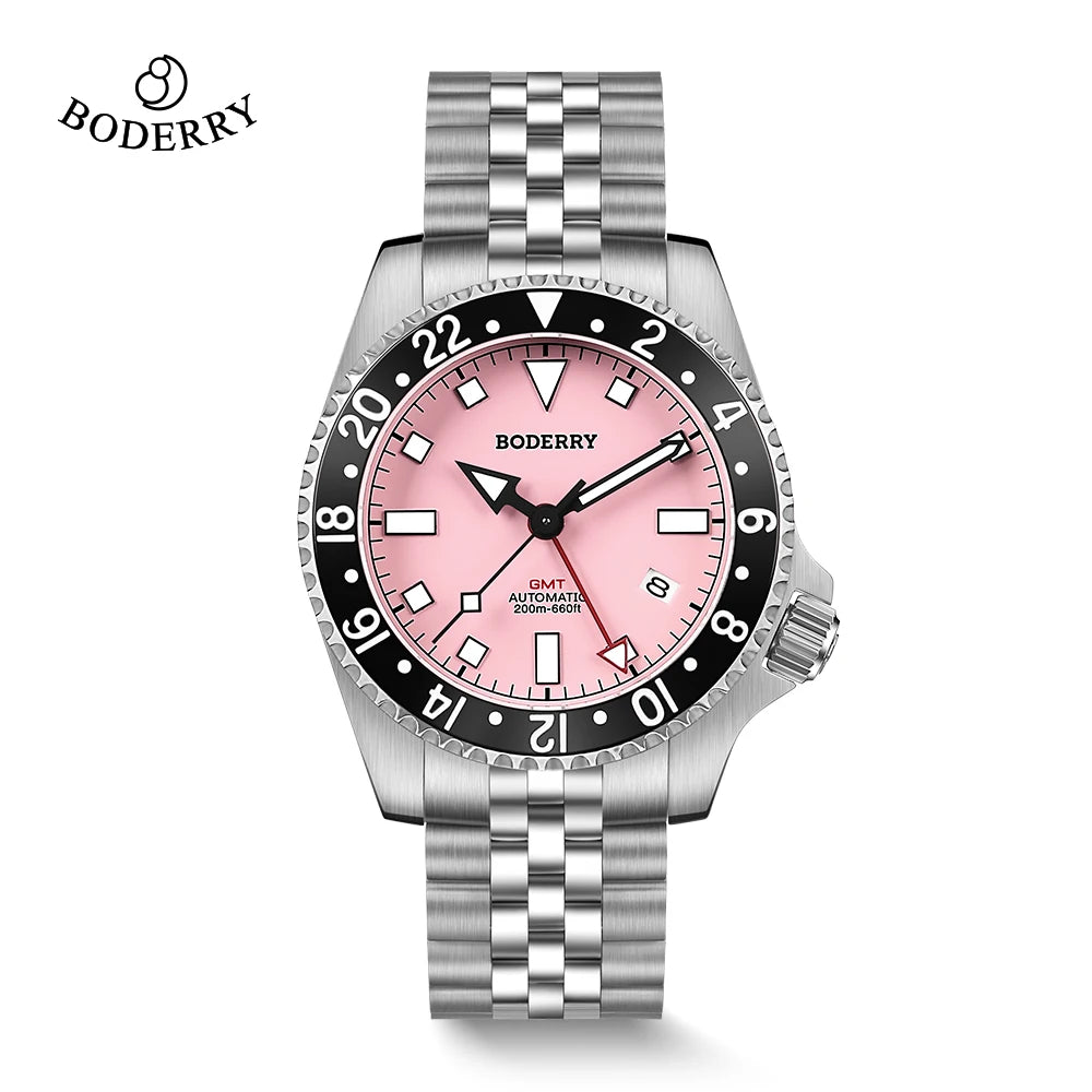 BODERRY A12 ADMIRAL Automatic GMT Diver