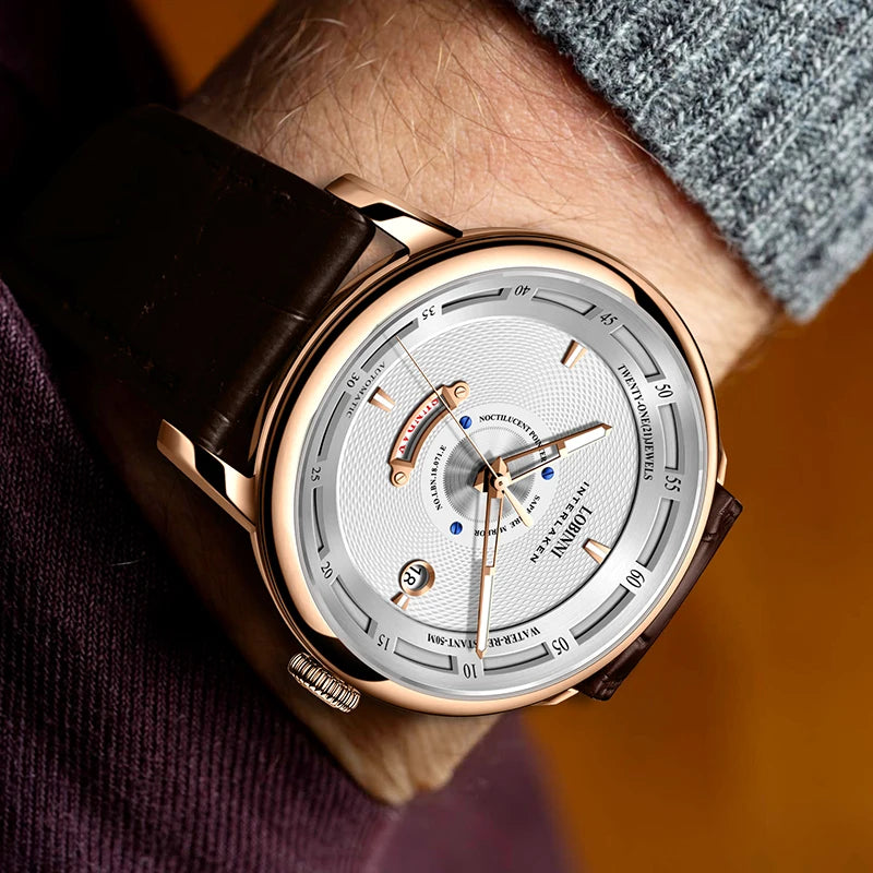 LOBINNI 18071 Automatic Dress Watch