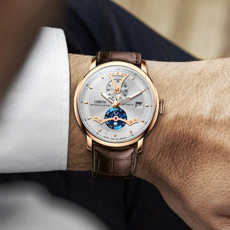 LOBINNI 18018 Automatic Dress Watch