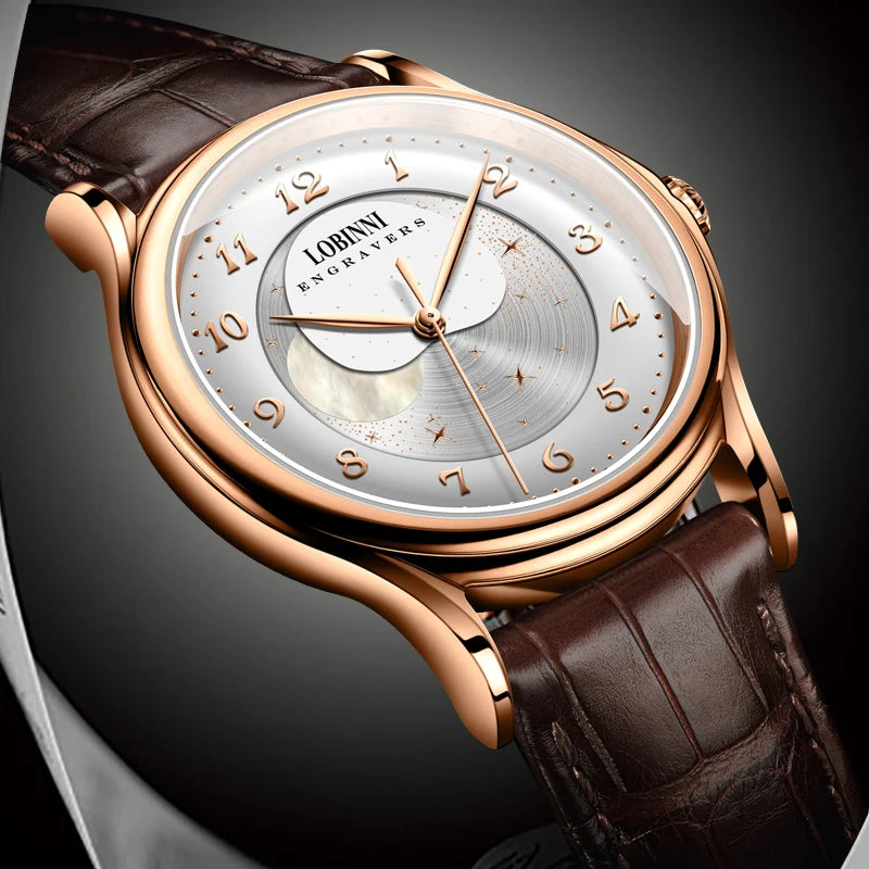 LOBINNI 18010 Automatic Dress Watch