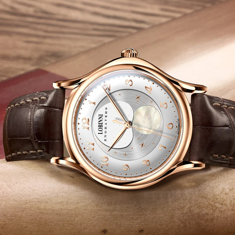 LOBINNI 18010 Automatic Dress Watch