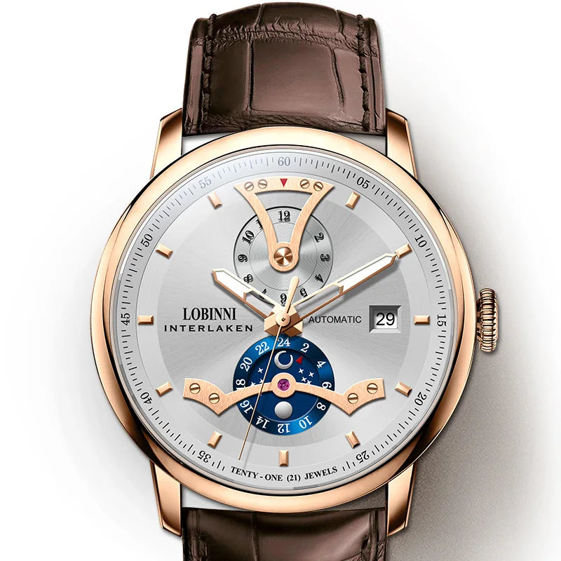 LOBINNI 18018 Automatic Dress Watch