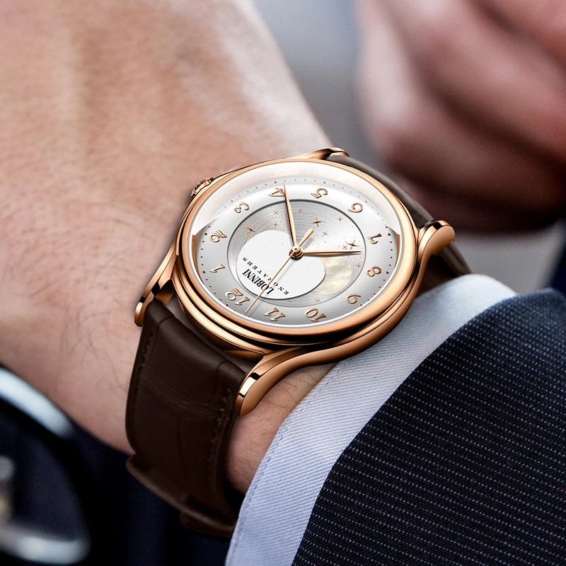 LOBINNI 18010 Automatic Dress Watch