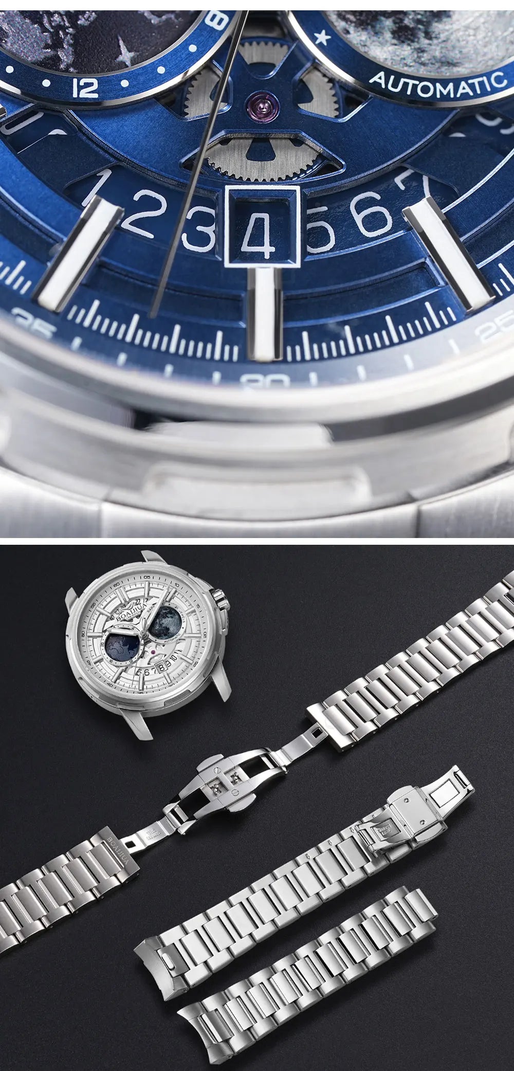 BORIAGE (BOAIJIUA) B8002G Automatic Dress Watch