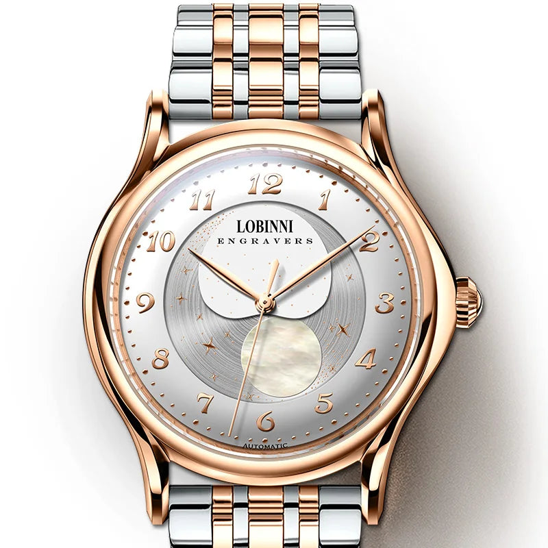 LOBINNI 18010 Automatic Dress Watch