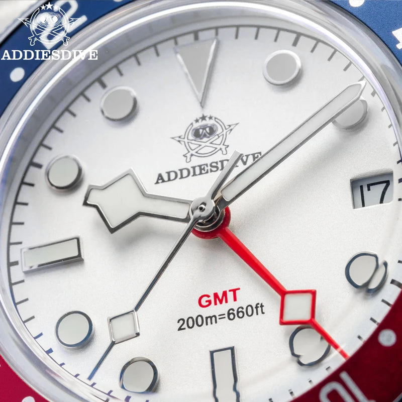 ADDIESDIVE AD2044 Quartz GMT Watch